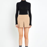 Pleated Mini Skort