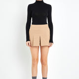 Pleated Mini Skort