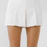 Pleated Mini Skort