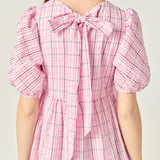 Plaid Midi Dress