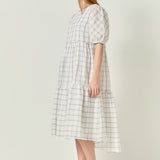 Plaid Midi Dress