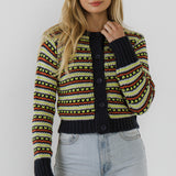 Multi Stripe Cardigan