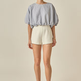 Voluminous Cropped Top