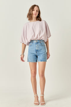 Voluminous Cropped Top