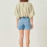 Voluminous Cropped Top