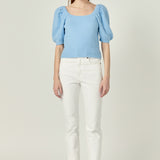 Puff Sleeve Sweater