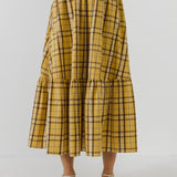 Plaid Maxi Skirt