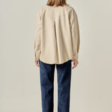 Faux Suede Oversized Shirts