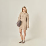 Cozy Round Sweater Dress