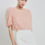 Fuzzy Feather Top