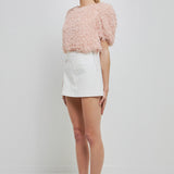 Fuzzy Feather Top