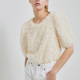 Fuzzy Feather Top