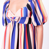 Multi Color Stripe Maxi Dress