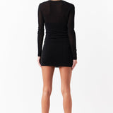 Sparkly Mini Dress with Cut out Detail