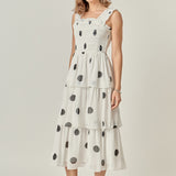 Polka-dot Midi Dress