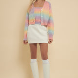 Multi-color Knit Top