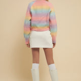 Multi-color Knit Top