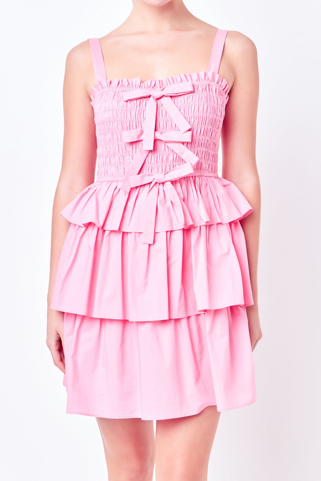 16+ Tiered Ruffle Mini Dress