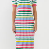 Striped Knitted Midi Dress- Sold Out