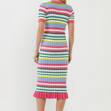 Striped Knitted Midi Dress- Sold Out