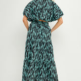 Tiger Print Maxi Skirt