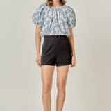 Floral Voluminous Top