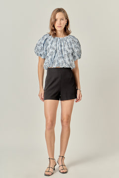 Floral Voluminous Top