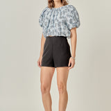 Floral Voluminous Top