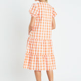 Gingham Midi Dress