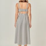 Striped Smocked Dress