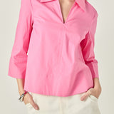 A-Line Kaftan Collar Top
