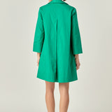A-Line Kaftan Collar Dress