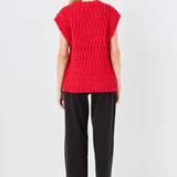 Chunky Knit Sweater Vest