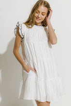 Load image into Gallery viewer, Contrast Stitch Babydoll Dress
