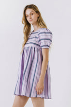 Load image into Gallery viewer, Striped Mini Dress
