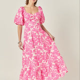 Floral Print Maxi Dress