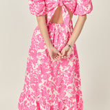 Floral Print Maxi Dress