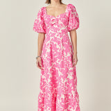 Floral Print Maxi Dress