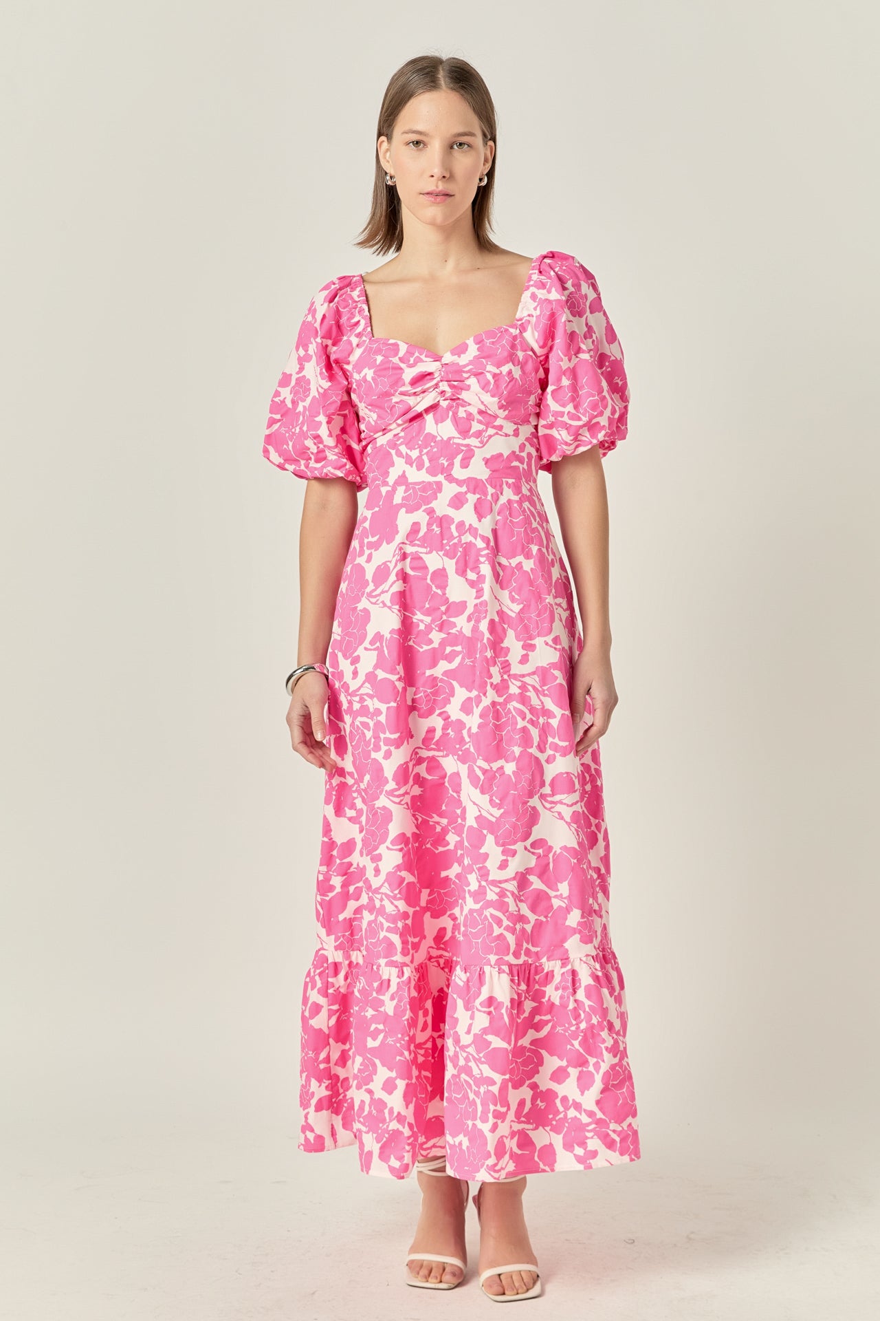 Floral Print Maxi Dress English Factory Floral Print Maxi Dress English Factory