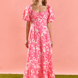 Floral Print Maxi Dress