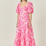 Floral Print Maxi Dress