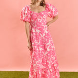 Floral Print Maxi Dress