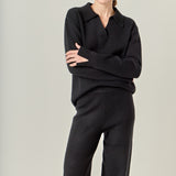 Collared Knit Sweater