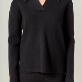 Collared Knit Sweater