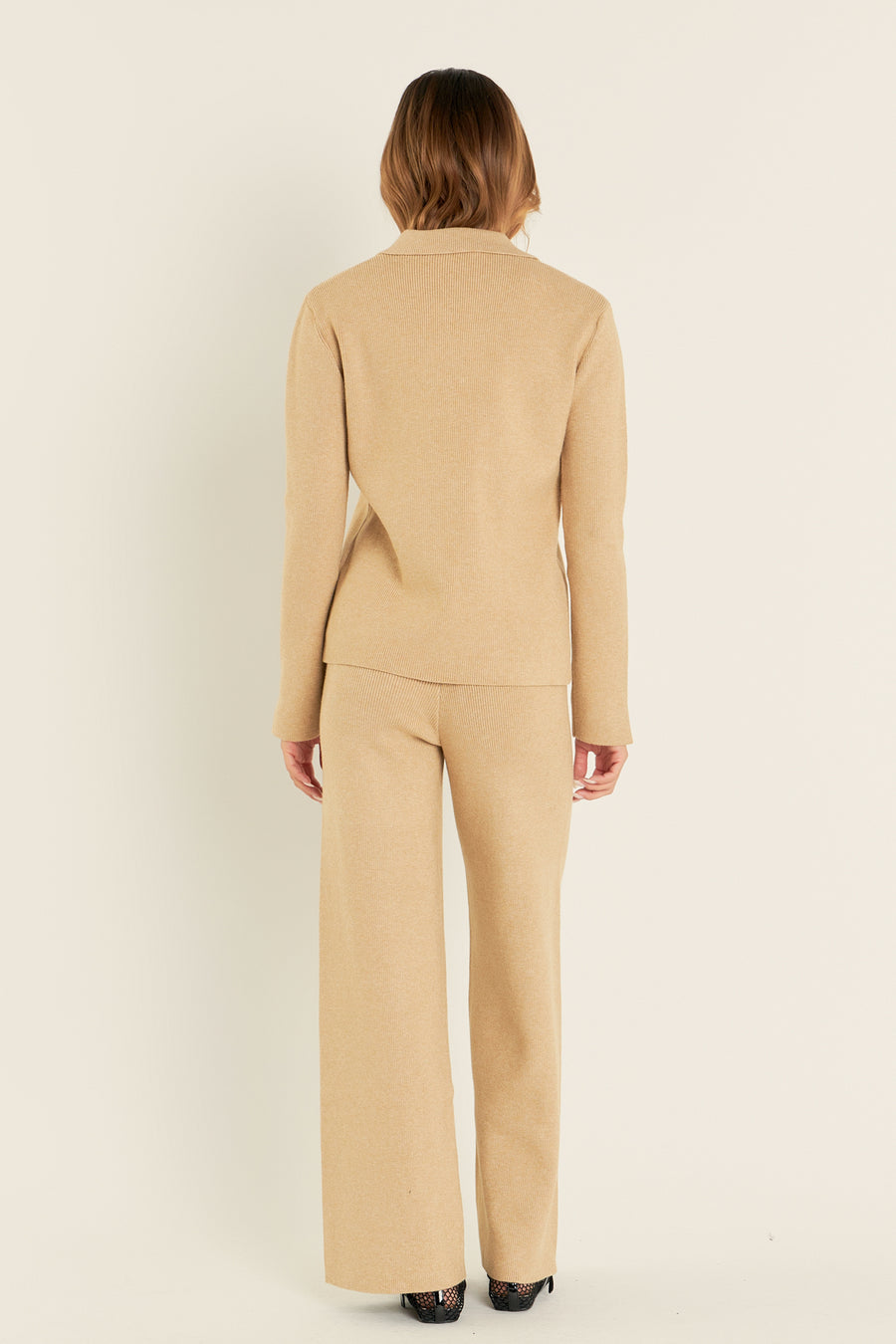 Collared Cozy Knit Sweater main image 0