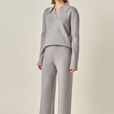 Collared Knit Sweater