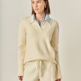 Collared Knit Sweater