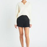 Collared Knit Sweater