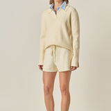Collared Knit Sweater