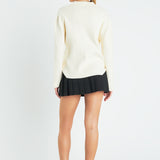 Collared Knit Sweater